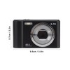 Kids Digital Camera Black 44MP 1080 Video Entry Level CCD