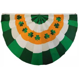 Trade Winds St Patricks Day Bunting Flag 3x5 ft Irish Ireland Green Shamrock Pats Decoration