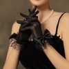 Eeuwigegelofte Lace Gloves Wedding Tea Party Gloves for Women, Bow