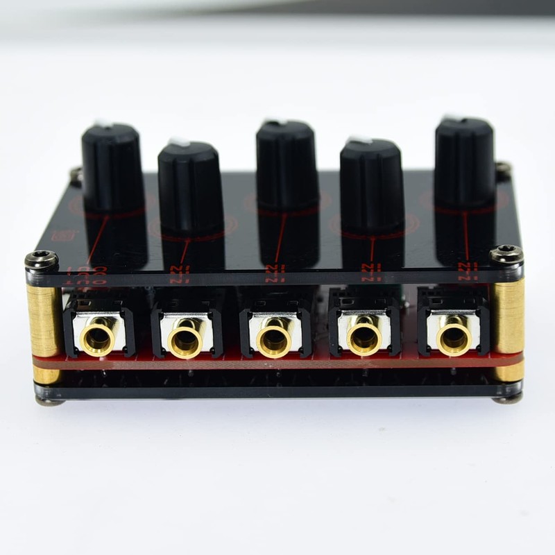 Multiple Input Mix 4 Way 1/8" inch 4 in 1