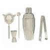 Home Ideas Juego De Bar 5 Piezas, Kit Cocteleria Acero