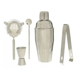 Home Ideas Juego De Bar 5 Piezas, Kit Cocteleria Acero Inoxidable Br-09
