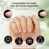 Cherimoya Tips para Uñas Soft Gel Squoval Corto Semi Mate-504
