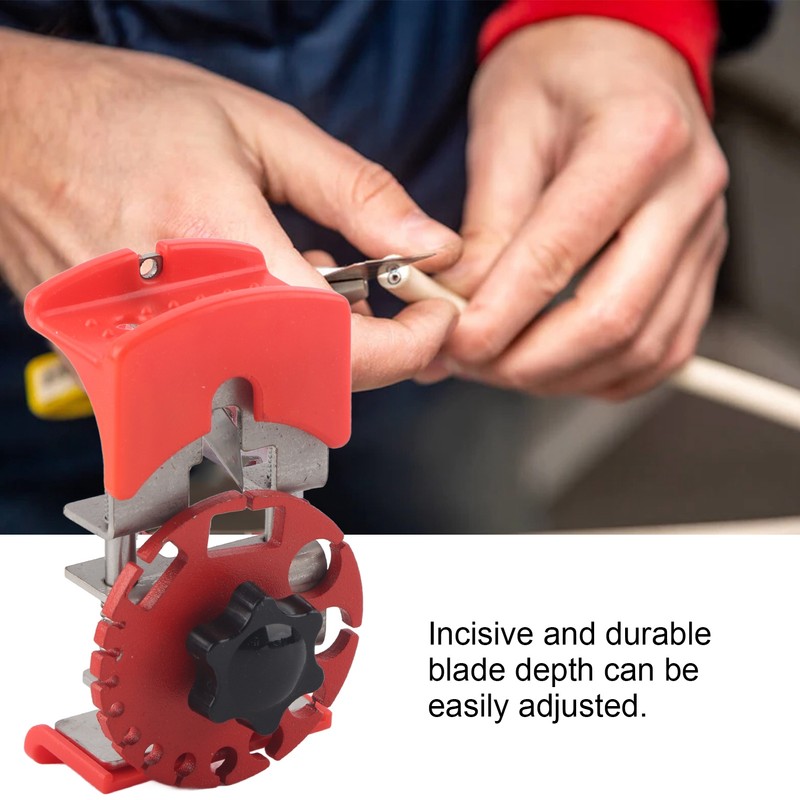 Wire Stripper 14 Holes 0‑24AWG Adjustable Depth Quick Stripping Portable