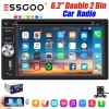 ESSGOO 6.2" Double 2 DIN Head Unit Car Stereo Bluetooth