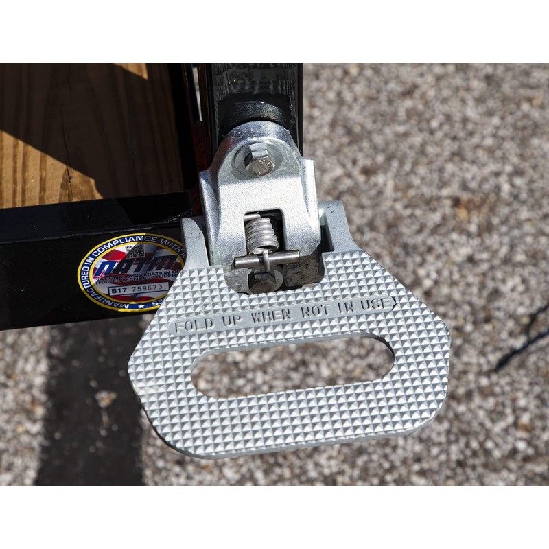 Buyers Products 5236586 Silver Folding Truck Step, Cast Steel with