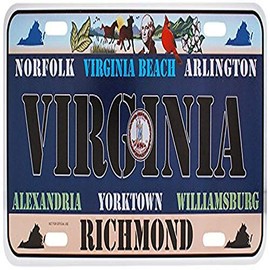 Dimension 9 Home Decorative Plate, Virginia, Large