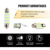 Interior Car Lights, 20 PCS Car Interior LED Light Combination