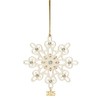 Lenox 897115 2025 Gemmed Snowflake Ornament