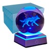 3D Wolf Crystal Ball Night Light, Upgraded 3.15 Inch Glass