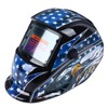 Auto Darkening Welding Helmet Large View Solar Powered Wide Shade