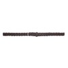 Vanzetti Women's Braided Leather Belt Width 2.5cm 80-105cm, brown