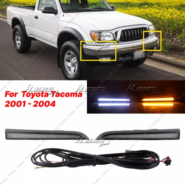 LUC Dynamic Daytime Running wTurn Signal Light Headlight For Toyota