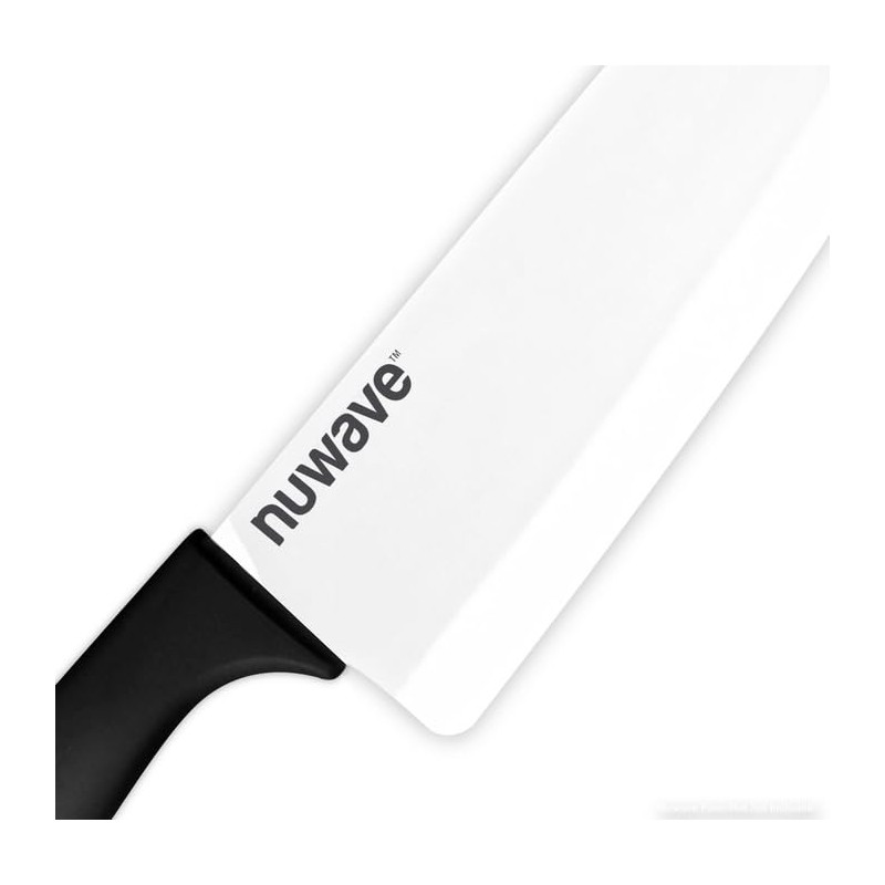 Nuwave 4-piece White Ceramic Set – Includes 3” Paring Knife,