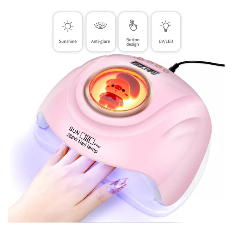 Sun Lampara Uñas Sun 268w Uv Led Esmaltes Top Base