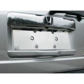 Trims Express fit:2009-2015 Honda Pilot License Plate Bezel Backdrop Trim Cover Stick-On 1Pc