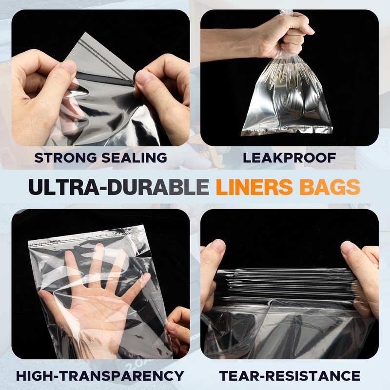 110 PCS Paint Sprayer Liners Bags, 7.8'' X 11.8'' Sprayer