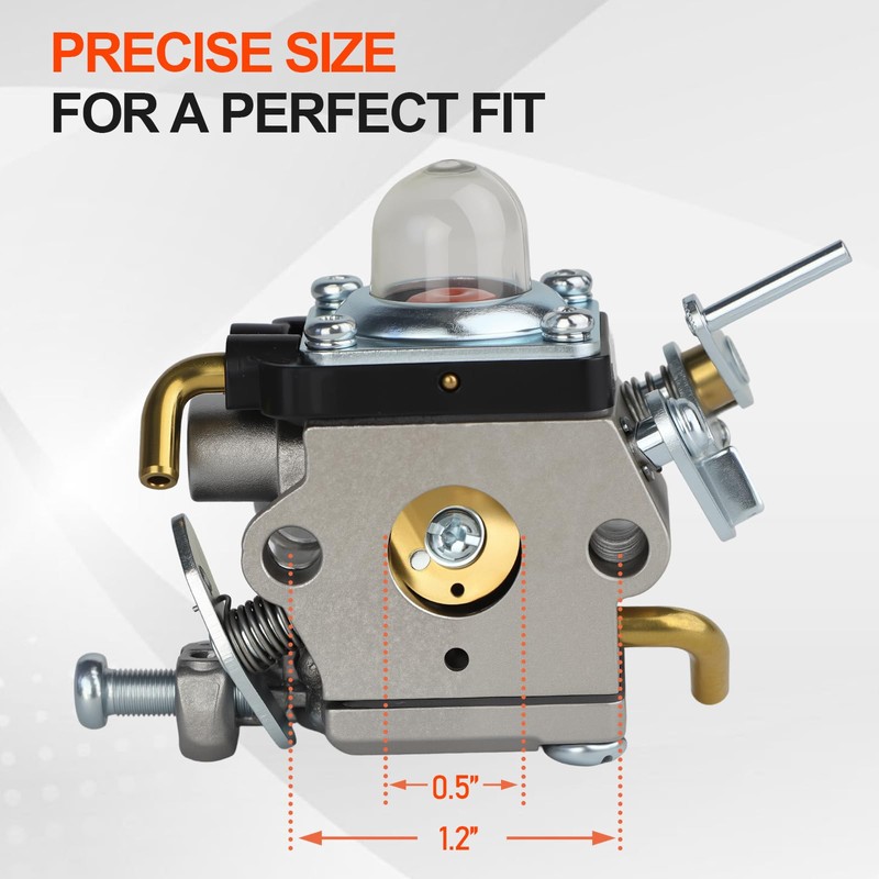 574386701 Carburetor for Husqvarna 122LK 122LD 122LDX 122C WeedEater 2-Cycle