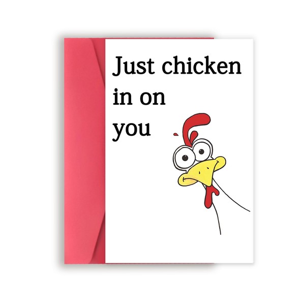 Missonemi Funny Thinking of You Card, Humor Encouragement Card for