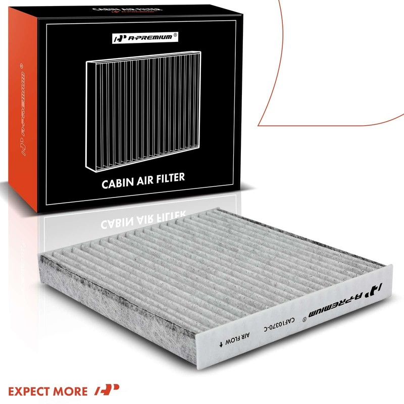 A-Premium - Filtro de aire de cabina de 2 piezas