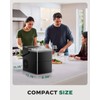 Totnz Boost Ice Maker with 2.5L Expanding Ice Basket &