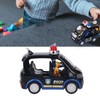 Policeman Car Toy Strong Alloy Detailed Texture Lights Sound Effect