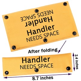 Handler Need Space/Not Dog Friendly Dog Leash Wrap Rescue Dogs Anxious Dogs Leash Sleeve Nervous Dog Leash Sleeve (Need -Space S)