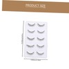 Baluue 5pairs Natural False Eyelashes for Daily Use Comfortable and