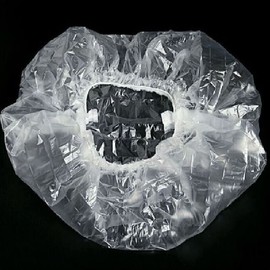 Disposable plastic shower cap, sanitary cap, hair cap / 일회용 비닐 샤워캡 위생모자 헤어캡