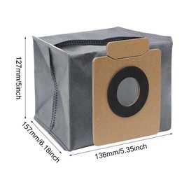 10 Pack Dust Bag Compatible with Eufys Clean X8pro/X10pro, Replacement Dust Bags Accessories Part, Omni Robot Vacuum Self-Empty Station