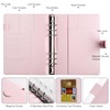 ChillyFar Money Saver Budget Binder Book with Pouches, 100 Envelope