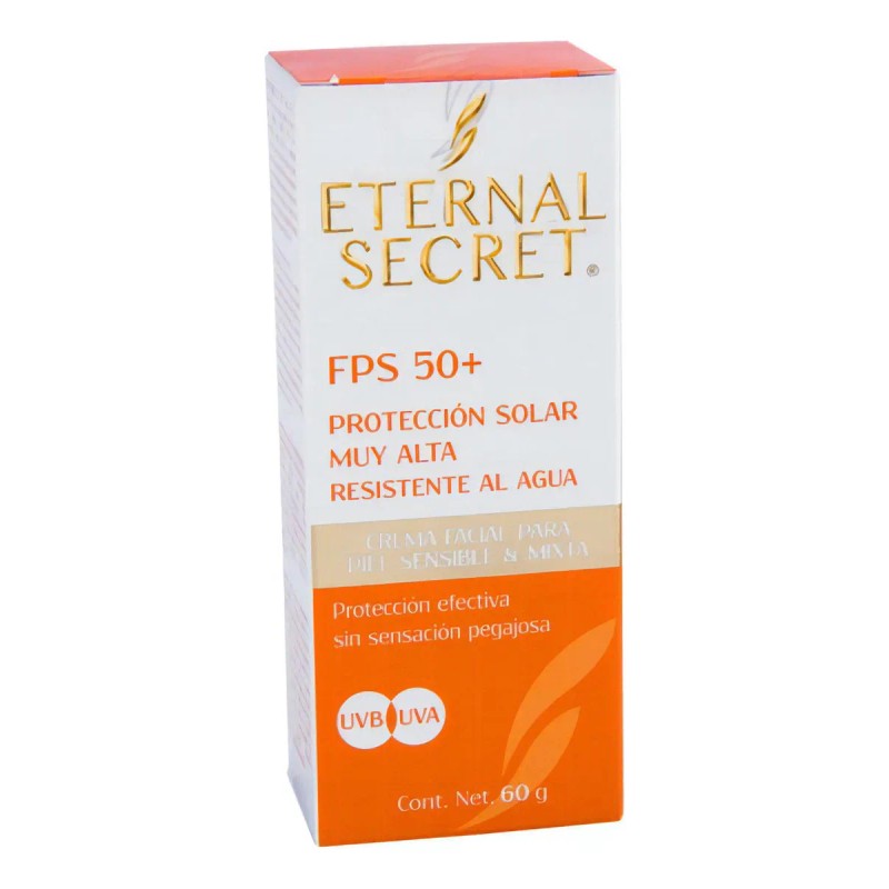 Bloqueador Solar Fps 50+ 60gr Eternal Secret Alta Proteccion