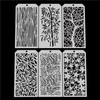 6 Pieces Tree Branch Decorative Plastic Stencils Painting Templates Art