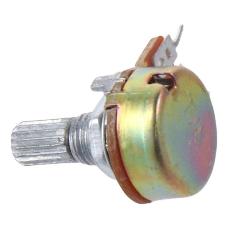 AllGIFT 5pcs Top Adjustment Split Knurled Shaft Potentiometer Pot B50K