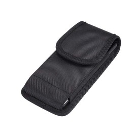 DFV mobile - Belt Case Cover Nylon with Metal Clip Business for teXet X-smart, TM-4071 - Black
