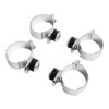 TCT-MOTORPARTS Fairing Mount Fork Clamps Clip 49mm Fits for Harley