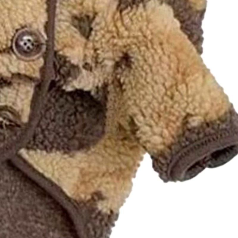 Pet Plush Clothes Cute Pattern Winter Comfortable Warm Dog Cat