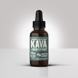 Root of Happiness Liquid Kava Extract - Liposomal - Water Soluble - 1oz