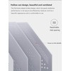 Deli A4 File Holder Folding Bookshelf,1 Year Warranty,4 Vertical Compartments