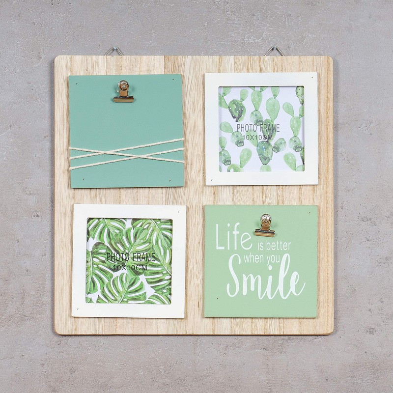 levandeo Picture Frame 4 Photos 2 Clips 10 x 10