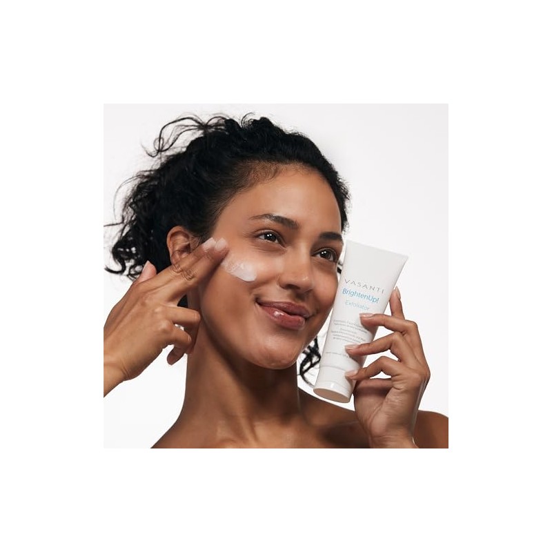 Vasanti Brighten Up! Enzymatic Face Rejuvenator - Powerful Scrub Brightens,