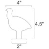 Magnum Target 1/5 Scale NRA/IHMSA .22LR Rim-fire Small Bore Animal
