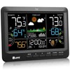 Weather Station Indoor Outdoor Thermometer Wireless, Home Atomic Clock with