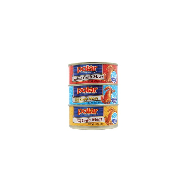 MW Polar Seafood, White Crab Meat, 5 oz (Pack of