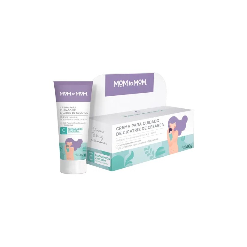 Mom Crema Cuidado Cicatriz Cesárea 40g