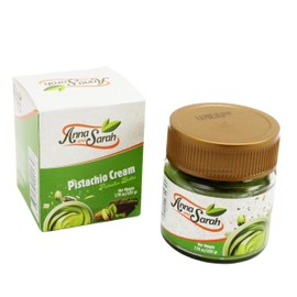 Pistachio Butter Spreadable Cream, 7.75 oz (220 gr) in Glass Jar, Rich & Nutty Cream Spread for Knafeh and Dubai Chocolate, Chocolate Bars, Pistachio Paste, Halal, Gluten Free