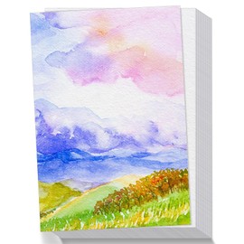 60 Sheets Watercolor Paper Bluk, 140lb/300GSM Cold Press Water Color Paper 5 x 7 Inch for Kids Child Adults, Small Off-White Watercolor Drawing Paint Paper for Art Drawing Wedding Cards Supplies