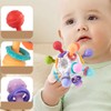 Baby Hand Rattle Toy Colorful 12 Teething Balls Gum Massage