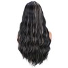 BERON Black Mixed Blonde Wig Long Wavy Wig for Women
