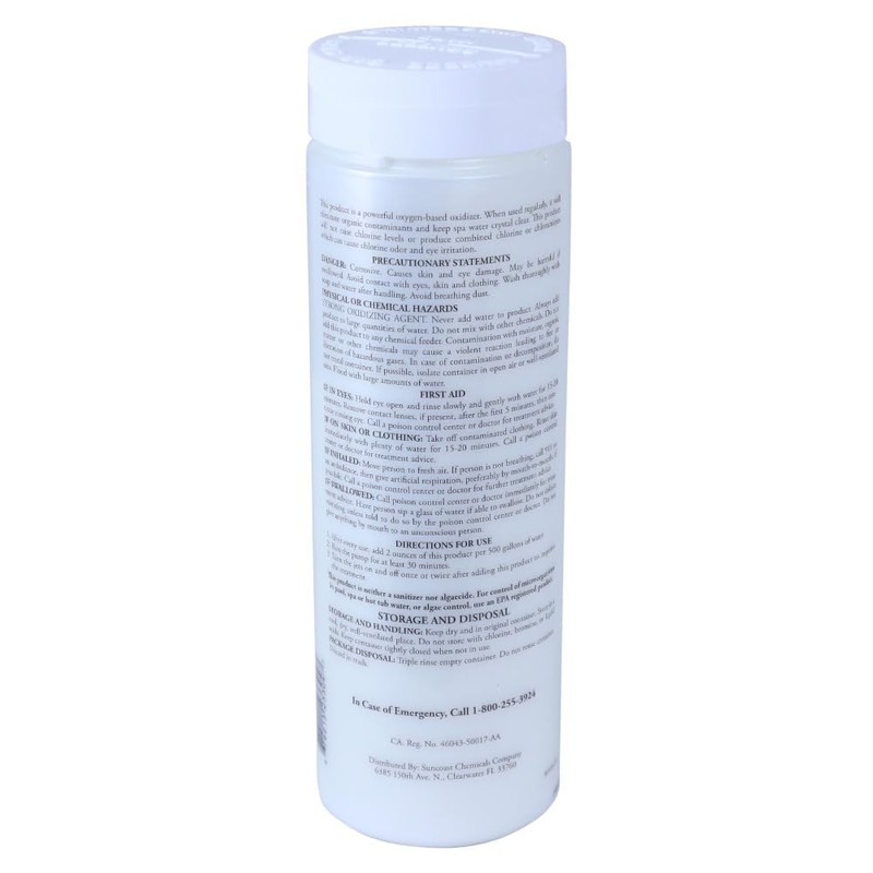 SpaChoice 2-Pounds Premium Re-Energize Spa Shock, Hot Tub Shock, Made